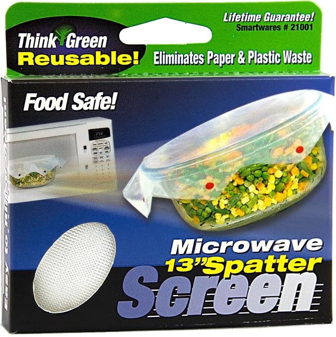Microwave Spatter Screen, Non-Stick Mesh, Folds Flat, 13 Inch Splatter Guard - Image 4