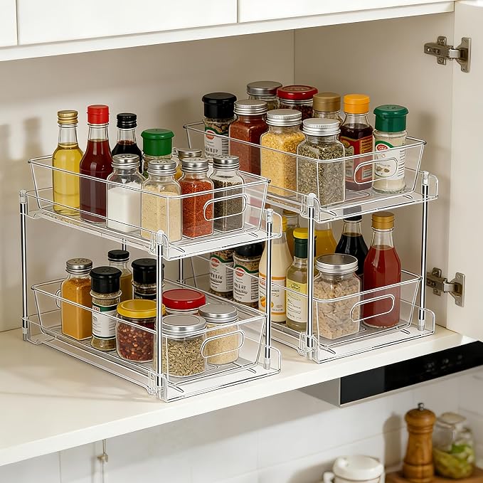 2 Tier Under Sink Organizer Bathroom Organizers and Storage - Image 5