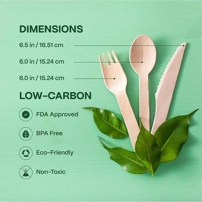 100% Compostable Cutlery Set - Image 5
