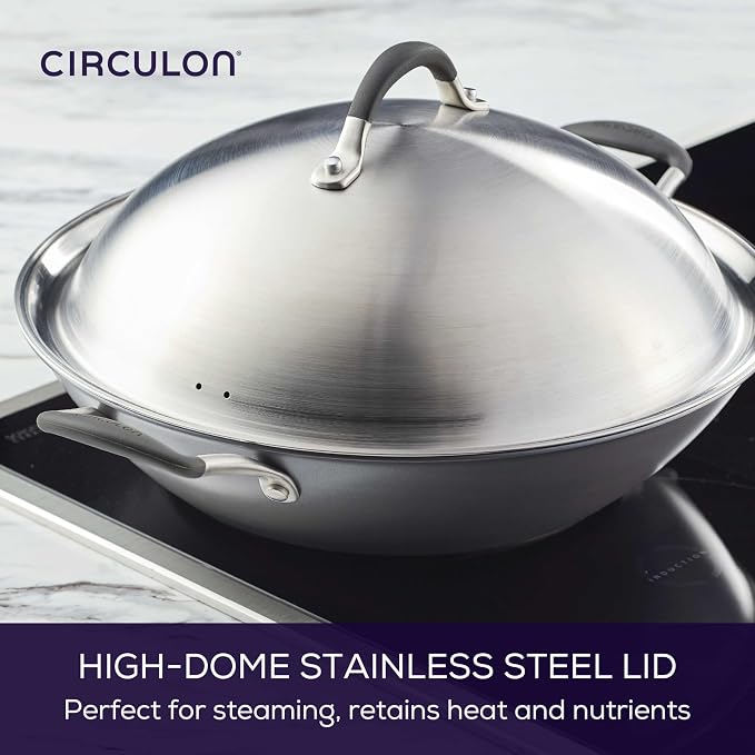 Circulon A1 Series w/ScratchDefense Nonstick Induction Wok - Image 6