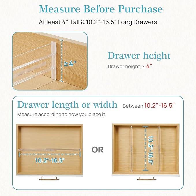 Vtopmart 14 Pack Drawer Dividers - Image 3