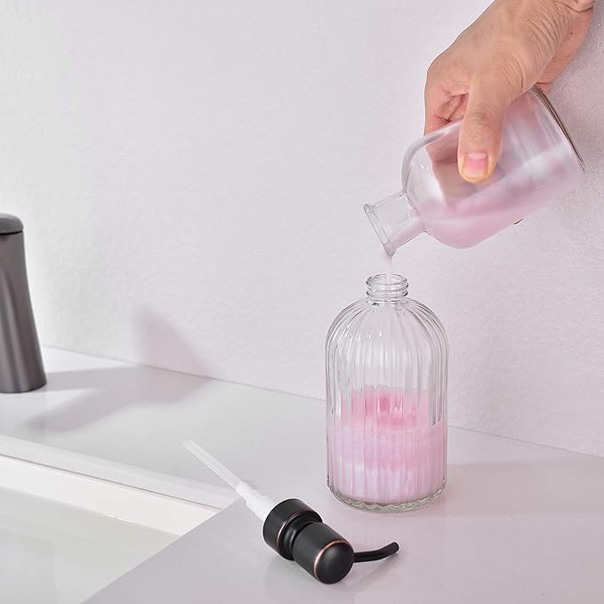 Dish Kitchen Soap Dispenser, Oil Rubbed Bronze Bathroom Liquid Soap Dispensers - Image 4