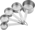 Measuring Cups Set 5, 18/8 Stainless Steel Measuring Cups Set by Smithcraft