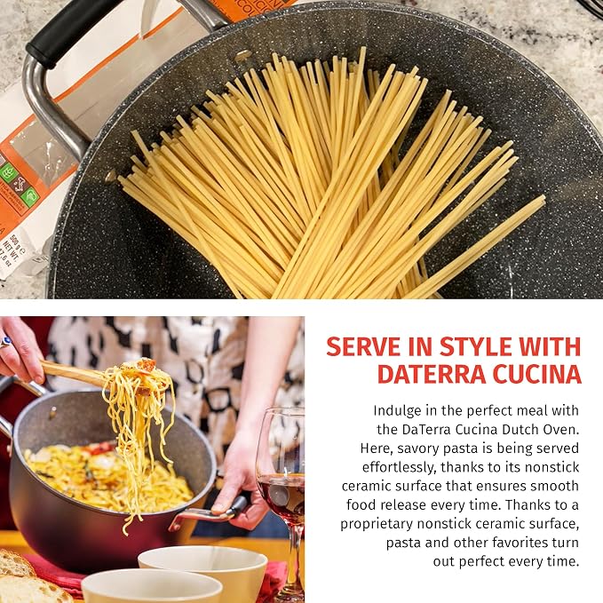 DaTerra Cucina – 8 Qt Nonstick Ceramic Dutch Oven - Image 3
