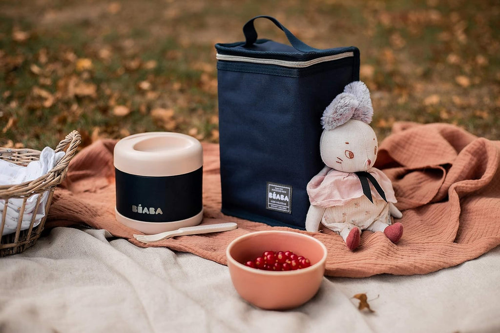 Beaba Stainless Steel Insulated Food Jar 10 oz, Kids insulated, Lunch