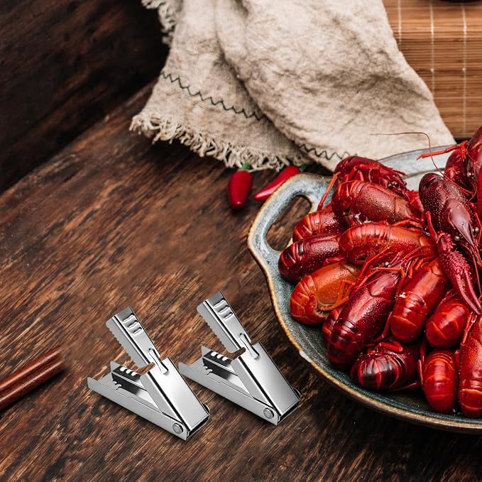4pcs Crawfish Peeler Tool, Non-Slip Design Stainless Steel Shrimp & Crayfish - Image 4