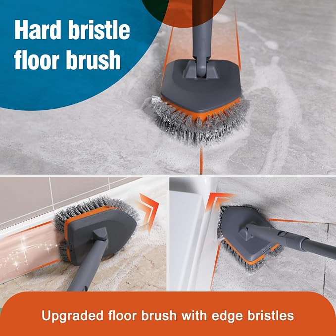 CLEANHOME Tub Tile Scrubber Brush - Image 4
