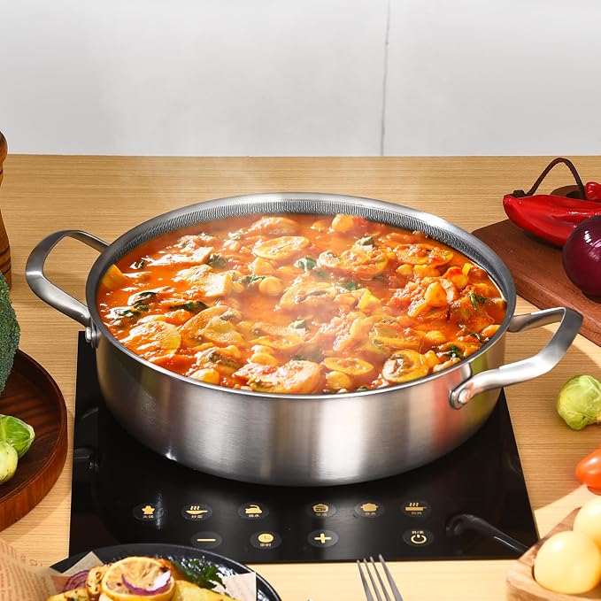 LOLYKITCH 7 QT Large Deep Frying Pan - Image 7