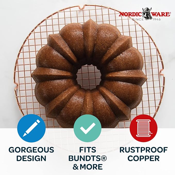 Nordic Ware Round Cooling Grid, 13-inch diameter - Image 4