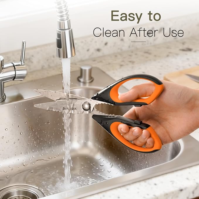 Astercook Kitchen Scissors All Purpose Heavy Duty, 3 Pack Kitchen Shears Set - Image 8