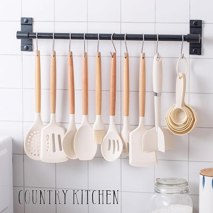 Country Kitchen Non Stick Silicone Utensil Set - Image 7