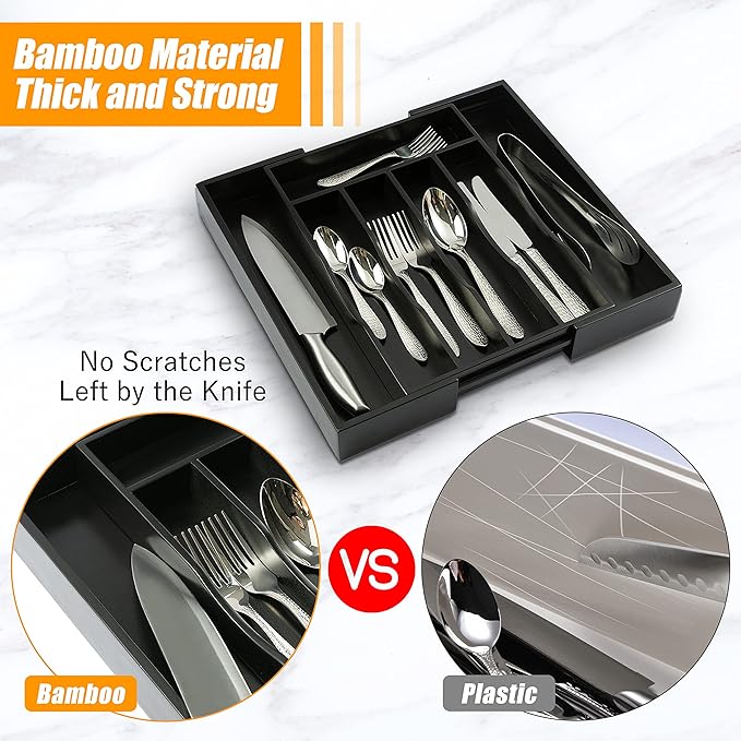 Kitchen Silverware Drawer Organizer and Storage Kitchen Gadgets Best Sellers - Image 4
