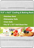 Spring Chef 11.5" x 16.5" Stainless Steel Cookie Cooling Rack by SpringChef