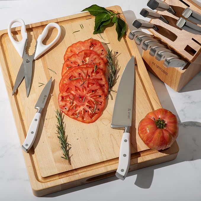 Yatoshi 15 Piece White Knife Block Set - Image 6