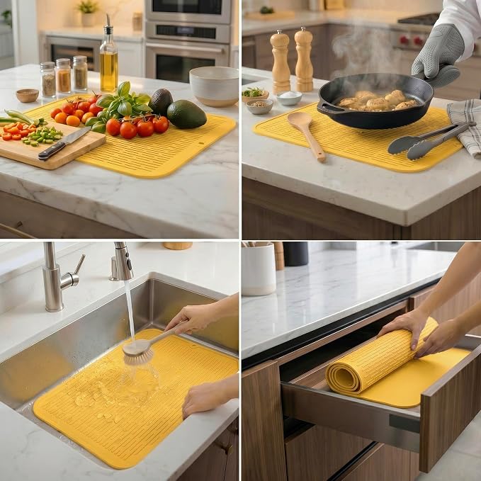 MicoYang Silicone Dish Drying Mat - Image 3