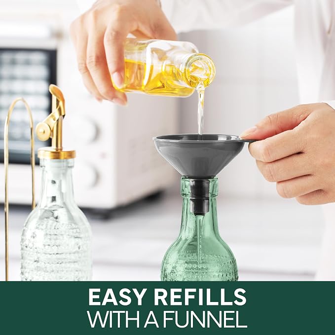 COOK WITH COLOR Glass Olive Oil Bottle Dispenser - Image 8