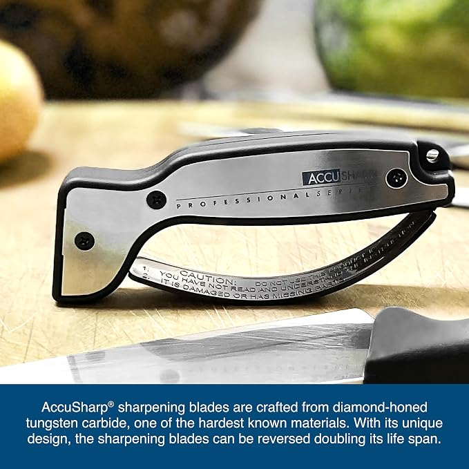 AccuSharp Knife Sharpener, Ergonomic Comfortable Handle, Compact & Easy to Use - Image 4