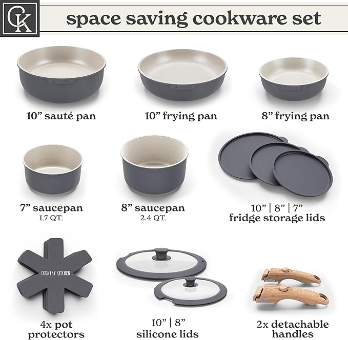 Country Kitchen Cookware Set - Image 3