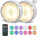 LED Puck Lights with Remote Control & Timer, Battery Operated Under Cabinet by Unknown