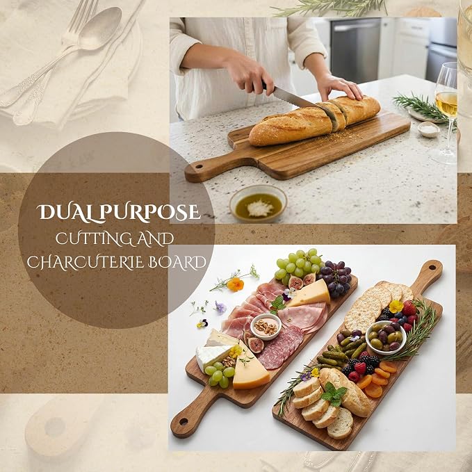 Nuenen 10 Pcs Wood Cutting Board - Image 3
