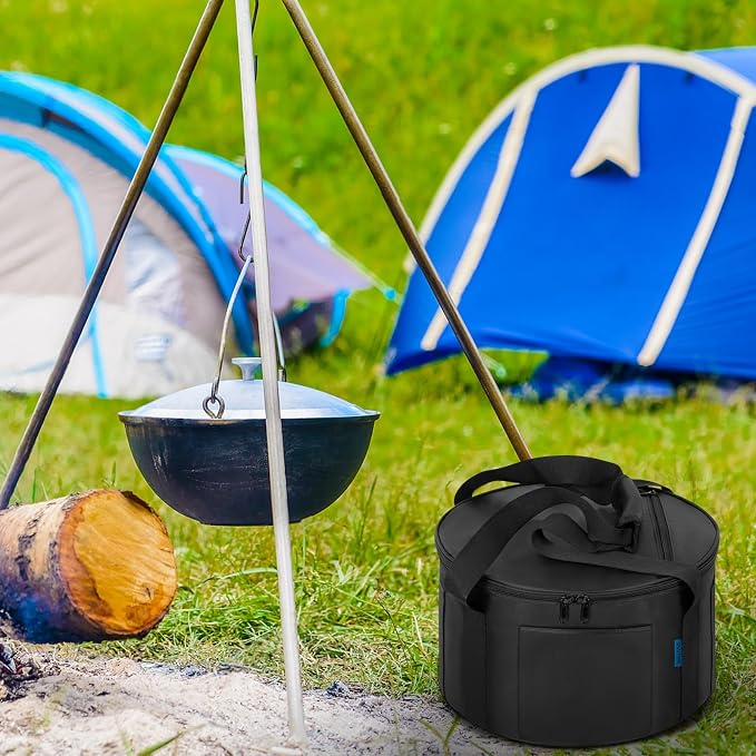 Dutch Oven Bag for 12 Inch, Durable Camp Dutch Oven Storage Bag, Carry Bag - Image 7
