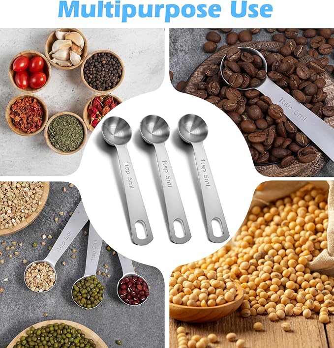 1 Teaspoon Measuring Spoons, Baking and Spices Measurement - Image 7