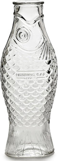 Serax Glass Water Pitcher | Fish & Fish glassware by Paola Navone | Wine Carafe by Serax