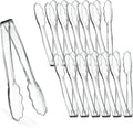 Plasticpro 7.5'' Serving Tongs Heavy Duty Reusable Kitchen and BBQ Clear by PLASTICPRO