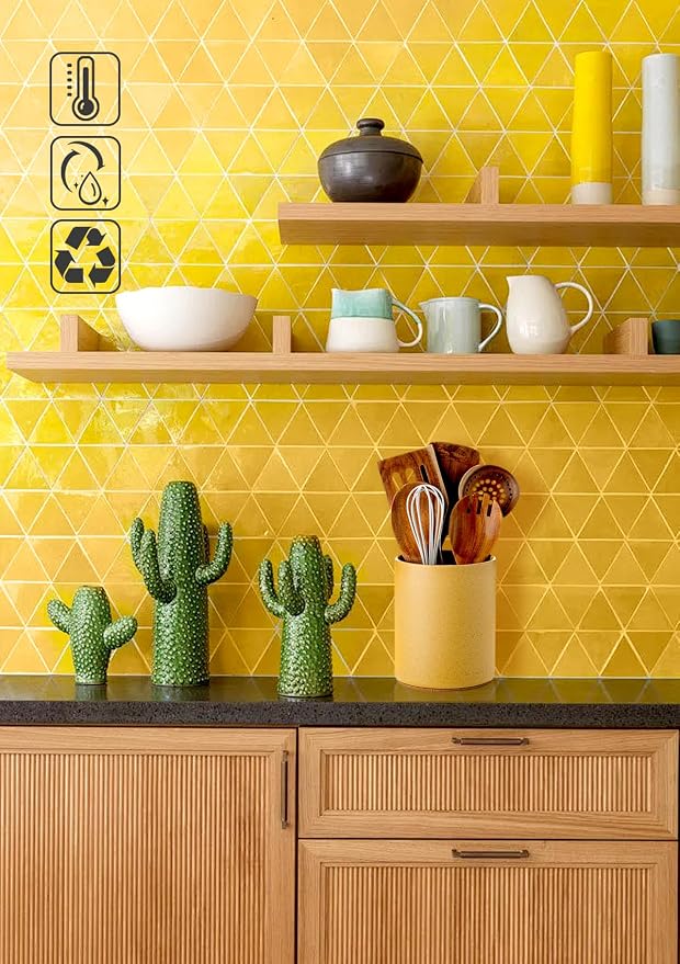 Nucookery Utensil Holder, 6.4" Ceramic Kitchen Utensil Holder - Image 7