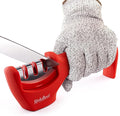 4-in-1 Kitchen Knife Accessories: 3-Stage Knife Sharpener Helps Repair by KITCHELLENCE