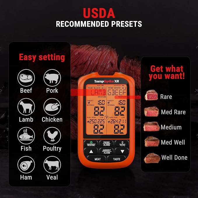 TempPro TempSpike 1000FT Wireless Meat Thermometer Digital - Image 9