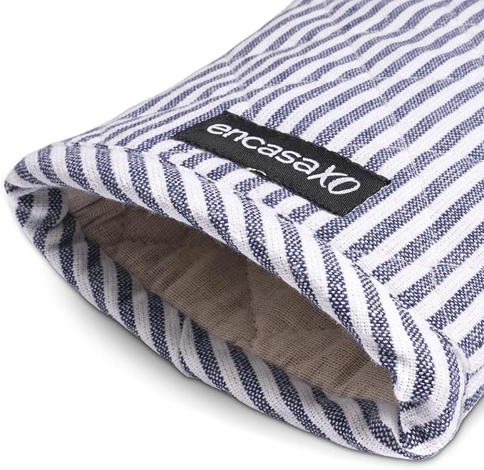 Encasa XO Long 12"x7" Oven Microwave Hand Gloves Mitts - Image 3