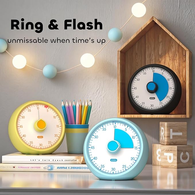 Conchstar Visual Timer 60-Minute Countdown Timer - Image 4