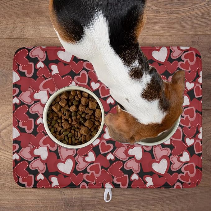 Valentines Day Dish Drying Mat for Kitchen Counter 24x18 Inch Love Drying Mat - Image 8