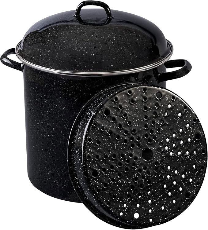 Granite Ware 15 Qt Heavy Gauge Seafood, Steamer Pot by GraniteWare