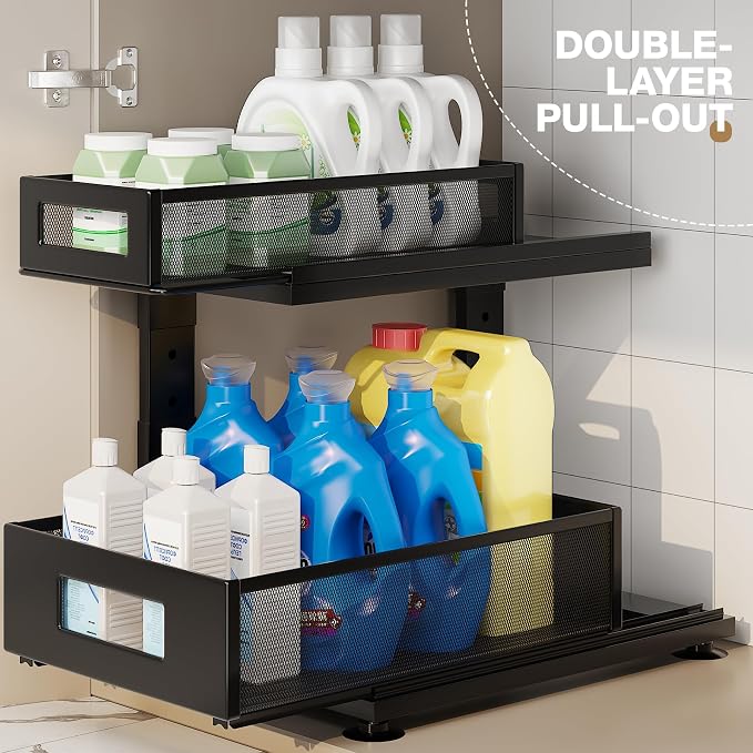 2 Pack Under Sink Organizer - Image 4