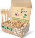 Disposable Wooden Cutlery Set by WoodAble