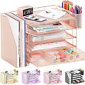 OPNICE Desk Organizer, 5-Tier Paper File Organizer by OPNICE