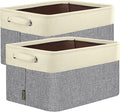 BALEINE 2 Pack Fabric Closet Storage Bins by BALEINE