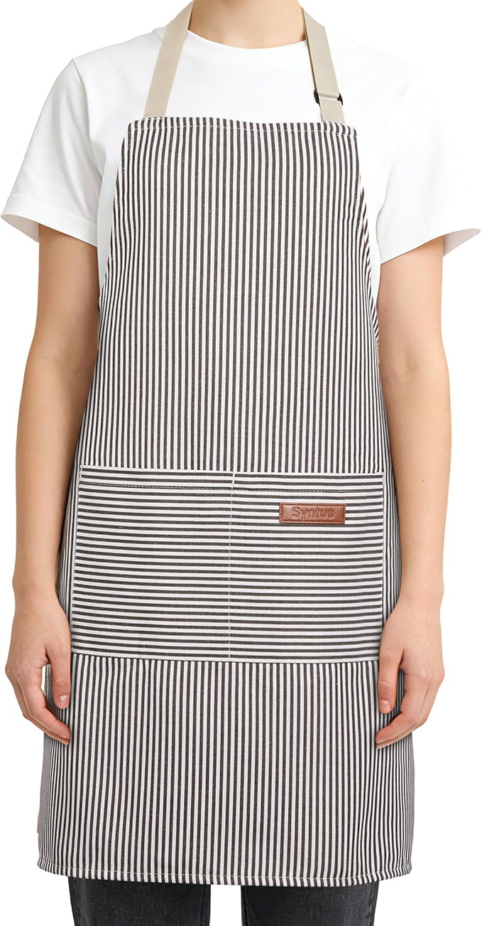 Syntus Chef Apron for Men Women Kitchen Cooking Apron by Syntus
