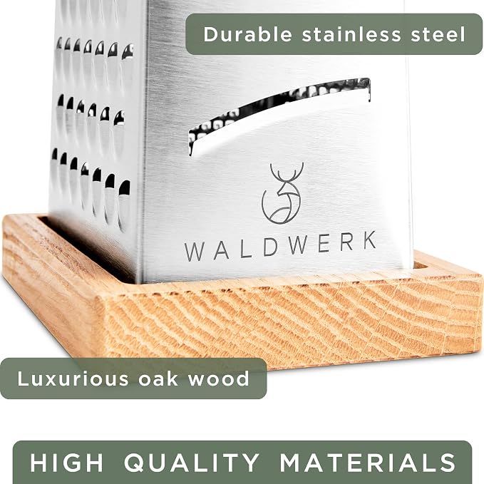 WALDWERK Premium Grater with Etched Stainless Steel Blades - Image 7