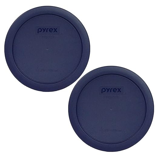 Pyrex 7201-PC 4 Cup Blue Food Storage Replacement Lid by Pyrex