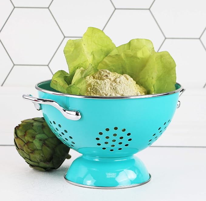 Calypso Basics by Reston Lloyd Powder Coated Enameled Colander, 1.5 Quart - Image 3