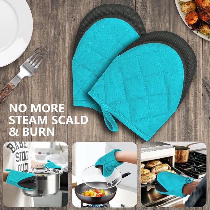 1 Pair Short Oven Mitts - Image 7