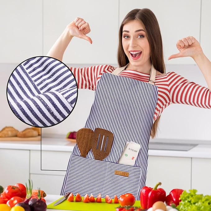 BeLuyi 2 Pack Adjustable Bib Apron - Image 4