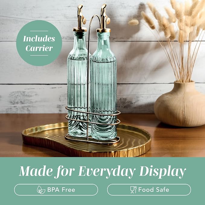 COOK WITH COLOR Glass Olive Oil Bottle Dispenser - Image 6