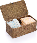 Sumnacon Small Wicker Basket by Sumnacon