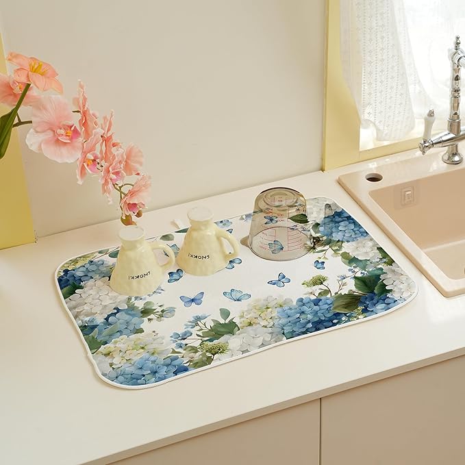 Spring Dish Drying Mat 18x24 Inches - Image 4