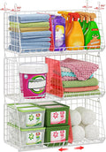 23.62” Extra-Long Under-Shelf Hanging Laundry Basket Organizer, Fits Wire by Sonyabecca
