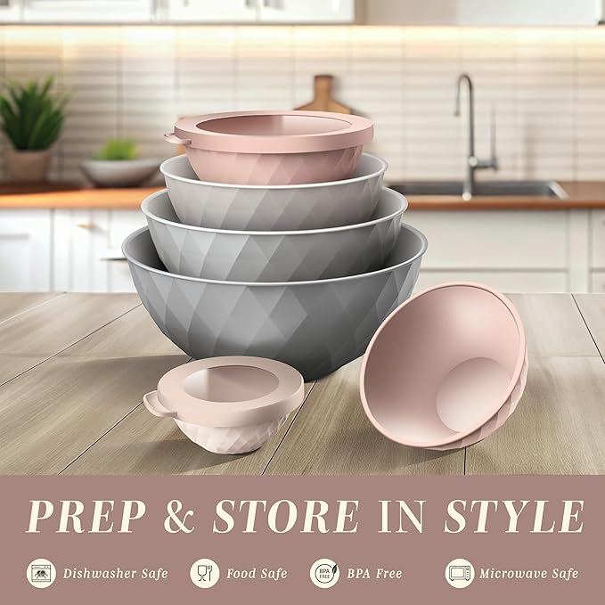 COOK WITH COLOR Mixing Bowls with Lids - Image 2